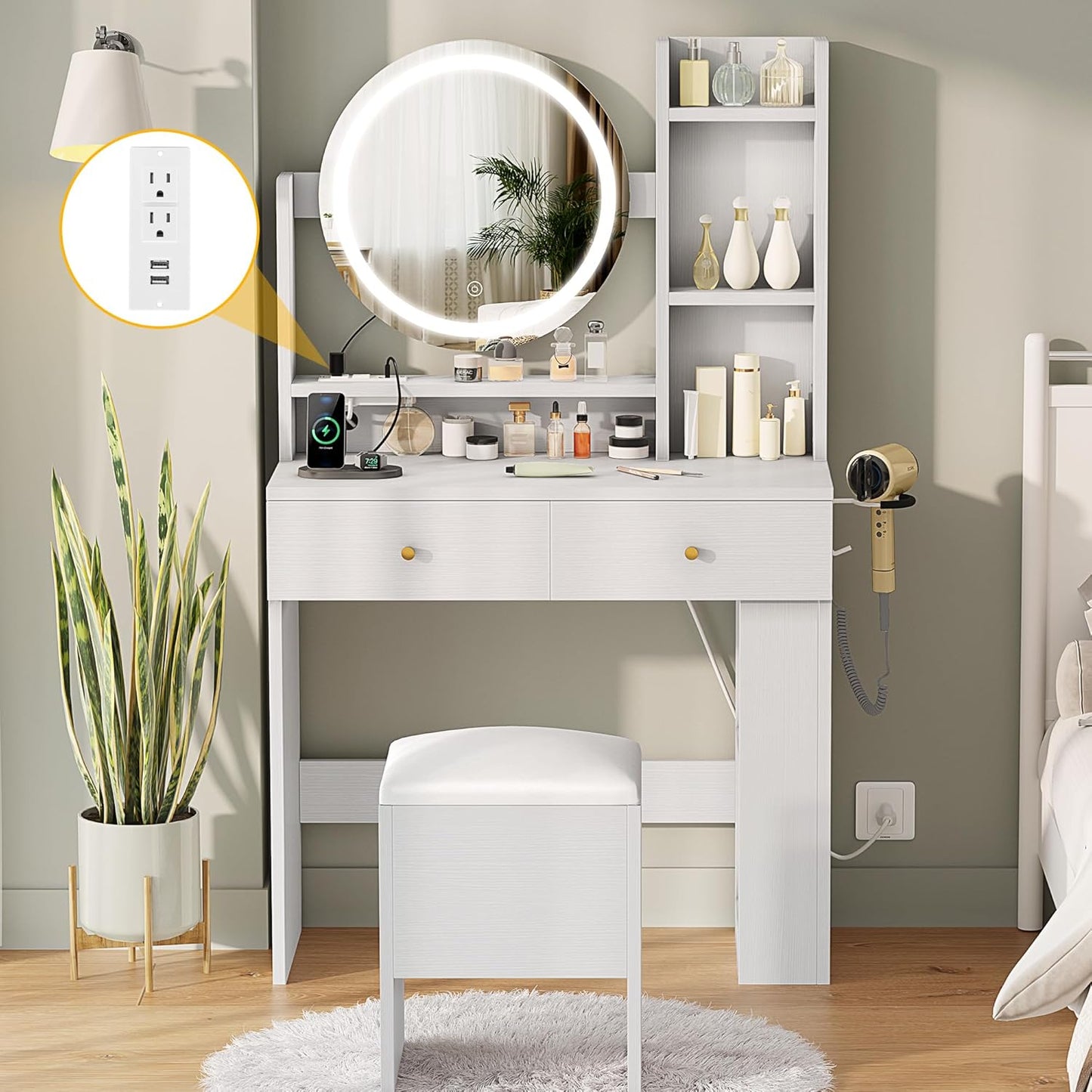 Vanity Desk Mirror