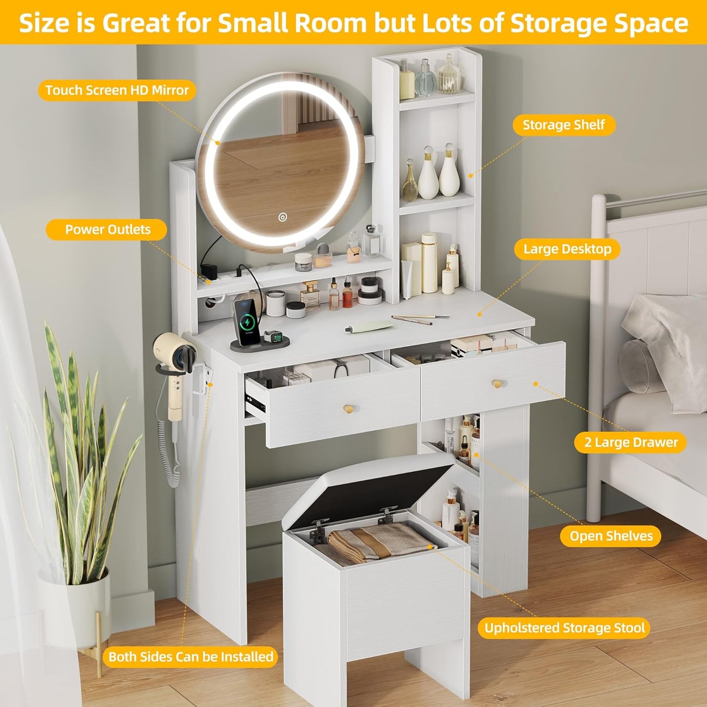 Vanity Desk Mirror